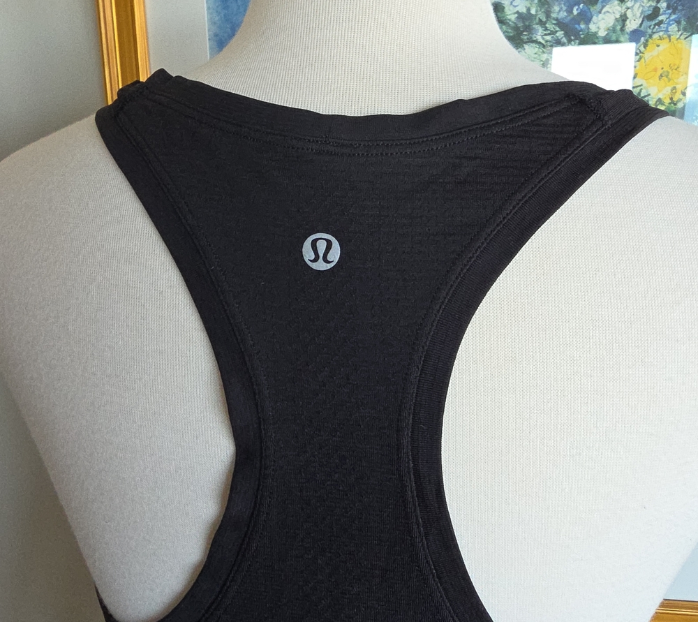 2 lululemon athletica Black Gray Swiftly Tanks - Picture 7 of 12